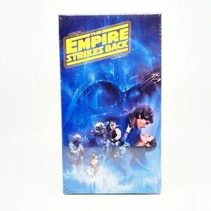 Star Wars The Empire Strikes Back 1990 CBS Fox Blue Watermark HiFi 1425 VHS NEW